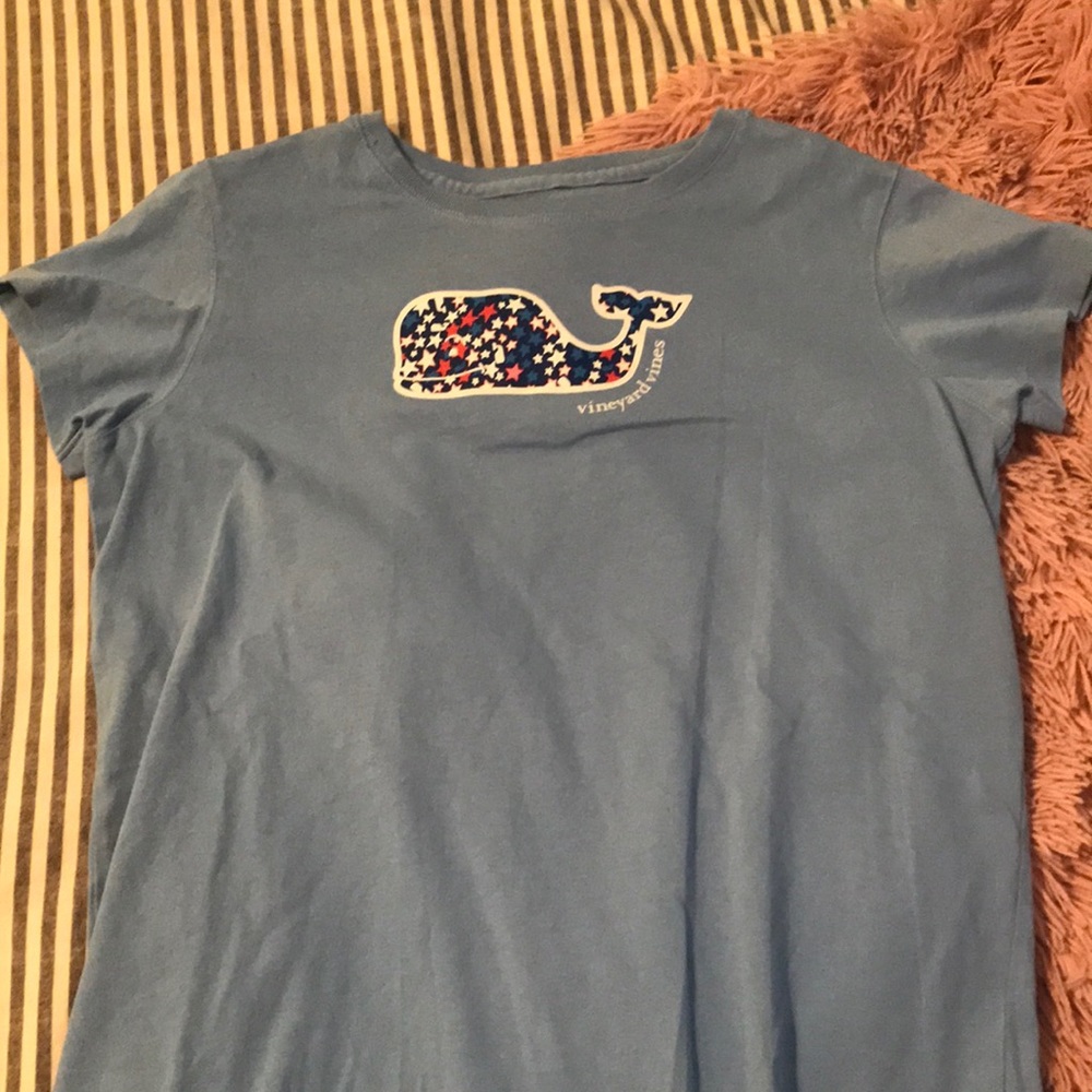 Vineyards Vines Blue Whale Graphic Tee